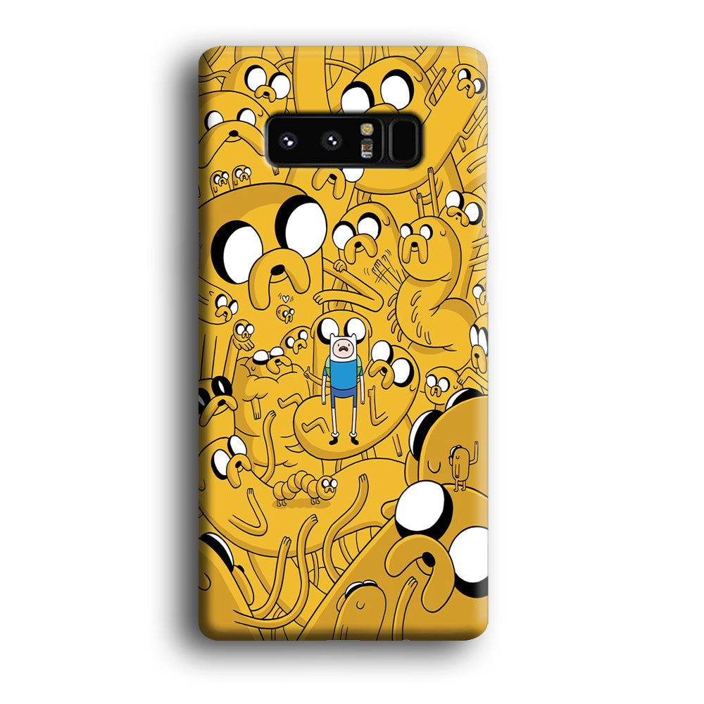 Finn and Jake Doodle Samsung Galaxy Note 8 Case