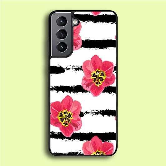 Flower Painting Streak Samsung Galaxy A16 Case-Plastic / Full Wrap (3D Case)-Xtracase