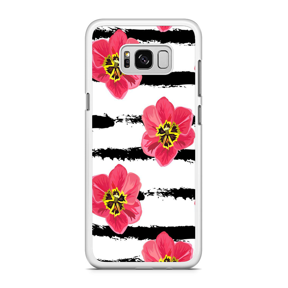 Flower Painting Streak Samsung Galaxy S8 Case