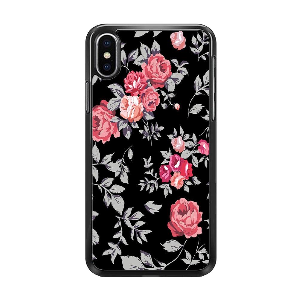 Flower Pattern 004 iPhone X Case