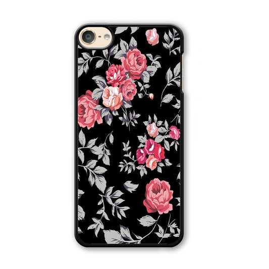Flower Pattern 004 iPod Touch 6 Case-Plastic / Full Wrap (3D Case)-Xtracase