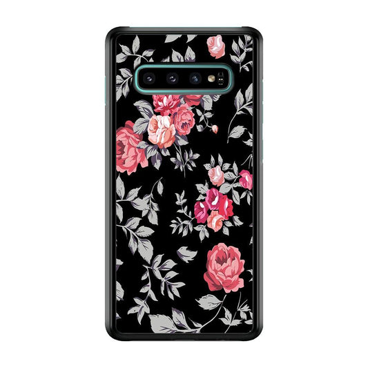 Flower Pattern 004 Samsung Galaxy S10 Plus Case-Plastic / Full Wrap (3D Case)-Xtracase