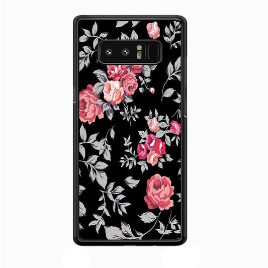 Flower Pattern 004 Samsung Galaxy Note 8 Case-Plastic / Full Wrap (3D Case)-Xtracase