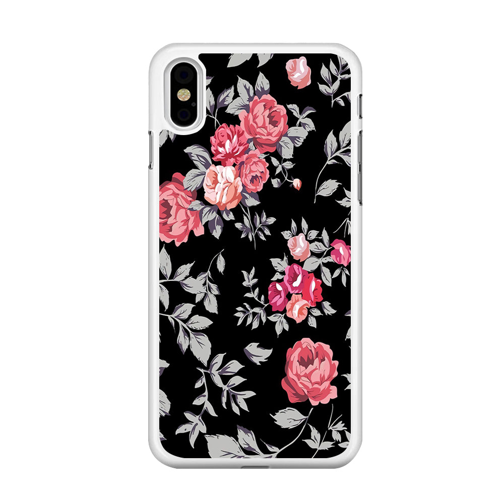 Flower Pattern 004 iPhone X Case