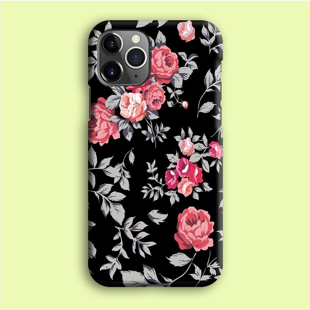 Flower Pattern 004 iPhone 12 Pro Case-Plastic / Full Wrap (3D Case)-Xtracase