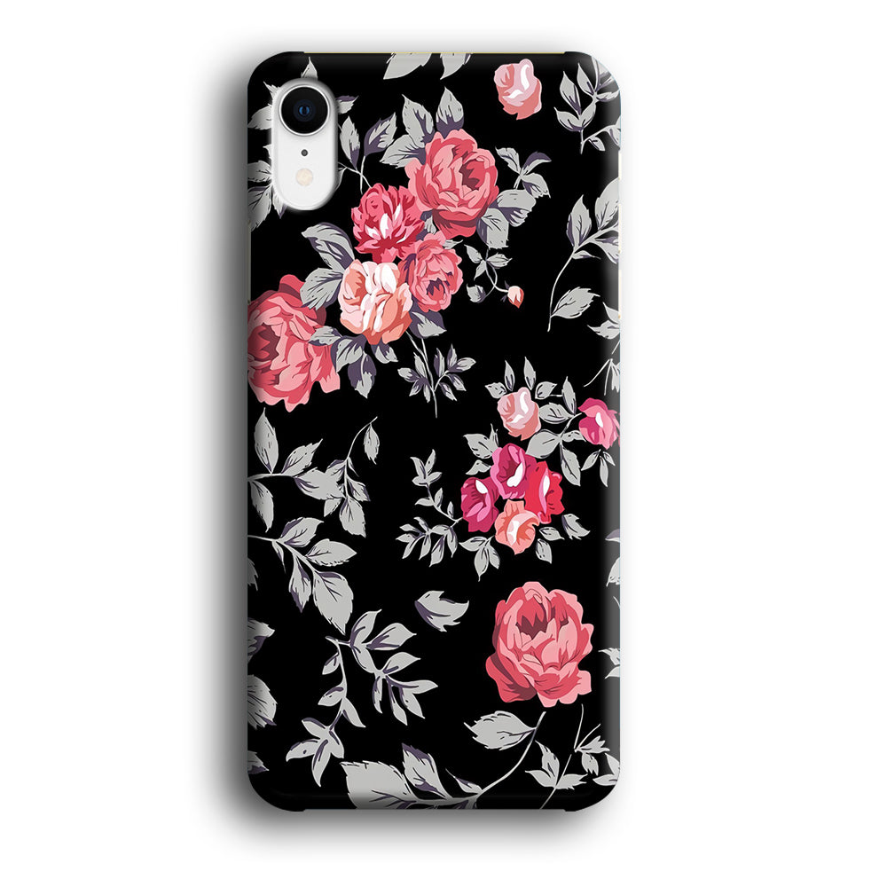 Flower Pattern 004 iPhone XR Case