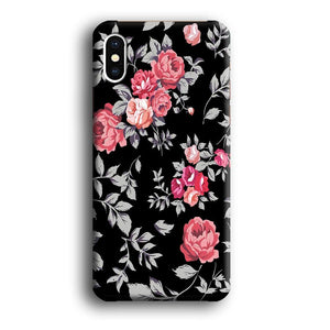 Flower Pattern 004 iPhone X Case
