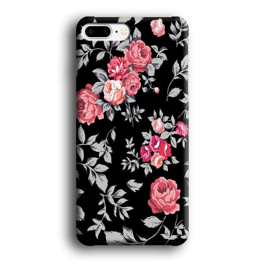 Flower Pattern 004 iPhone 8 Plus Case-Plastic / Full Wrap (3D Case)-Xtracase