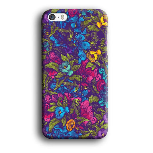 Flower Pattern 005 iPhone 5 | 5s Case-Plastic / Full Wrap (3D Case)-Xtracase