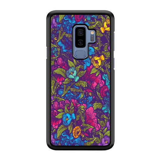 Flower Pattern 005 Samsung Galaxy S9 Plus Case-Plastic / Full Wrap (3D Case)-Xtracase