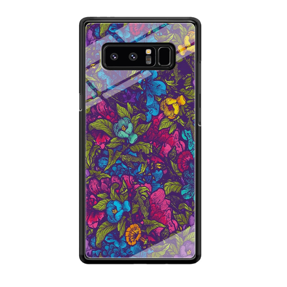 Flower Pattern 005 Samsung Galaxy Note 8 Case