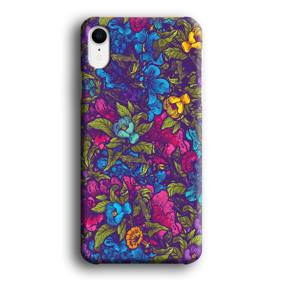 Flower Pattern 005 iPhone XR Case