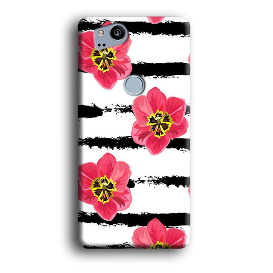Flower Painting Streak Google Pixel 2 3D Case-Xtracase