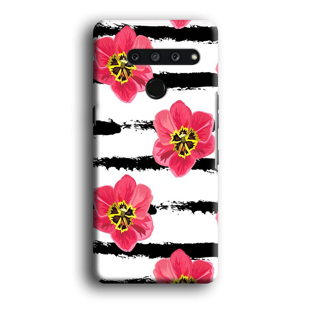 Flower Painting Streak LG V50 3D Case-Xtracase