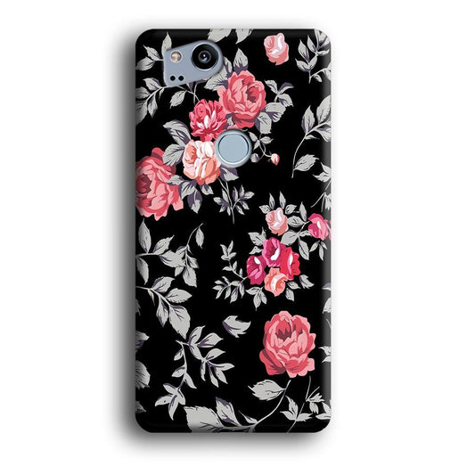 Flower Pattern 004 Google Pixel 2 3D Case-Xtracase