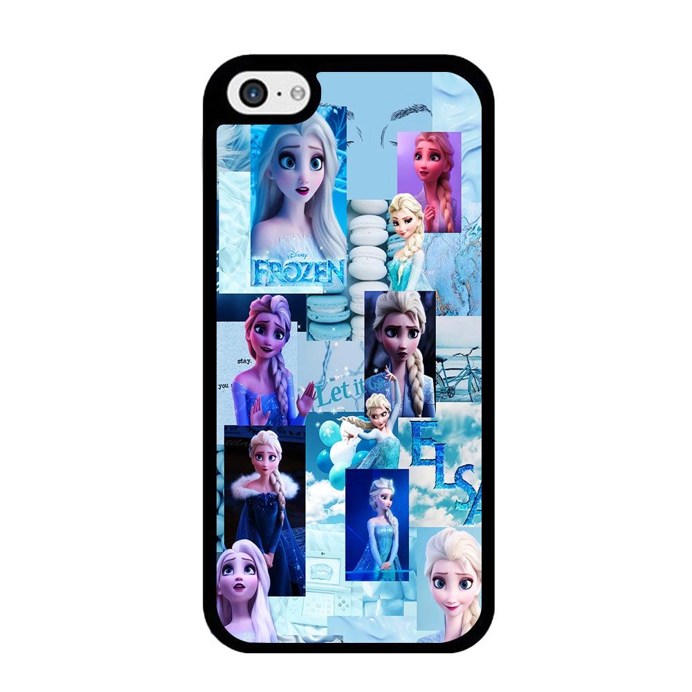 Frozen Elsa Aesthetic iPhone 5 | 5s Case-Rubber / Black (2D Case)-Xtracase