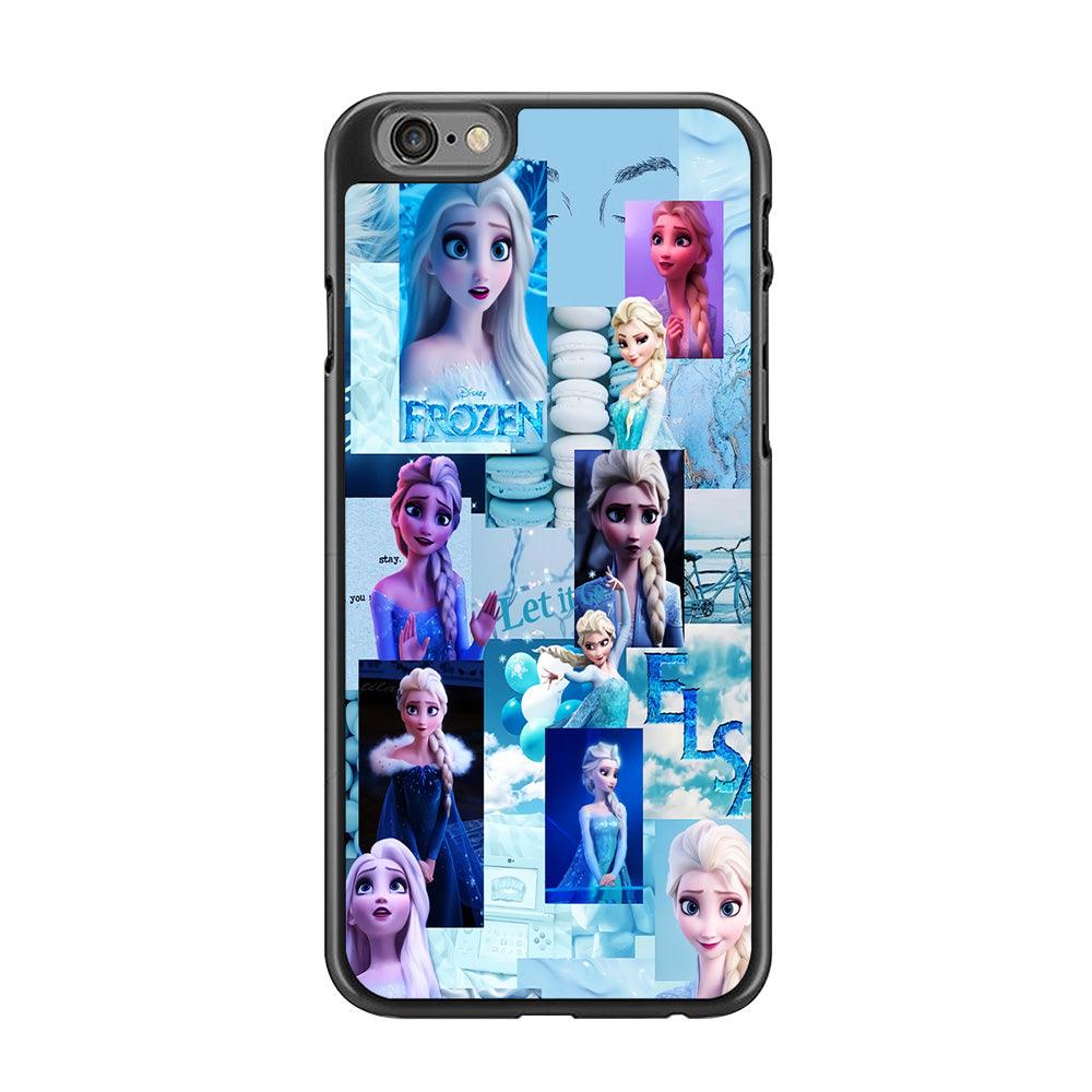 Frozen Elsa Aesthetic iPhone 6 | 6s Case-Rubber / Black (2D Case)-Xtracase