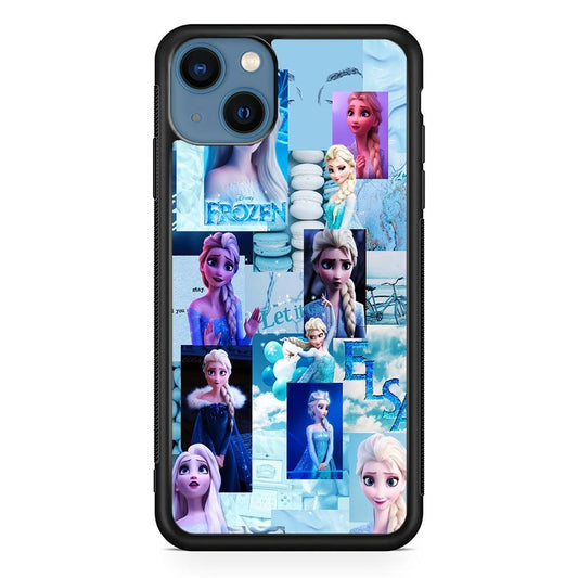 Frozen Elsa Aesthetic iPhone 13 Pro Case-Rubber / Black (2D Case)-Xtracase