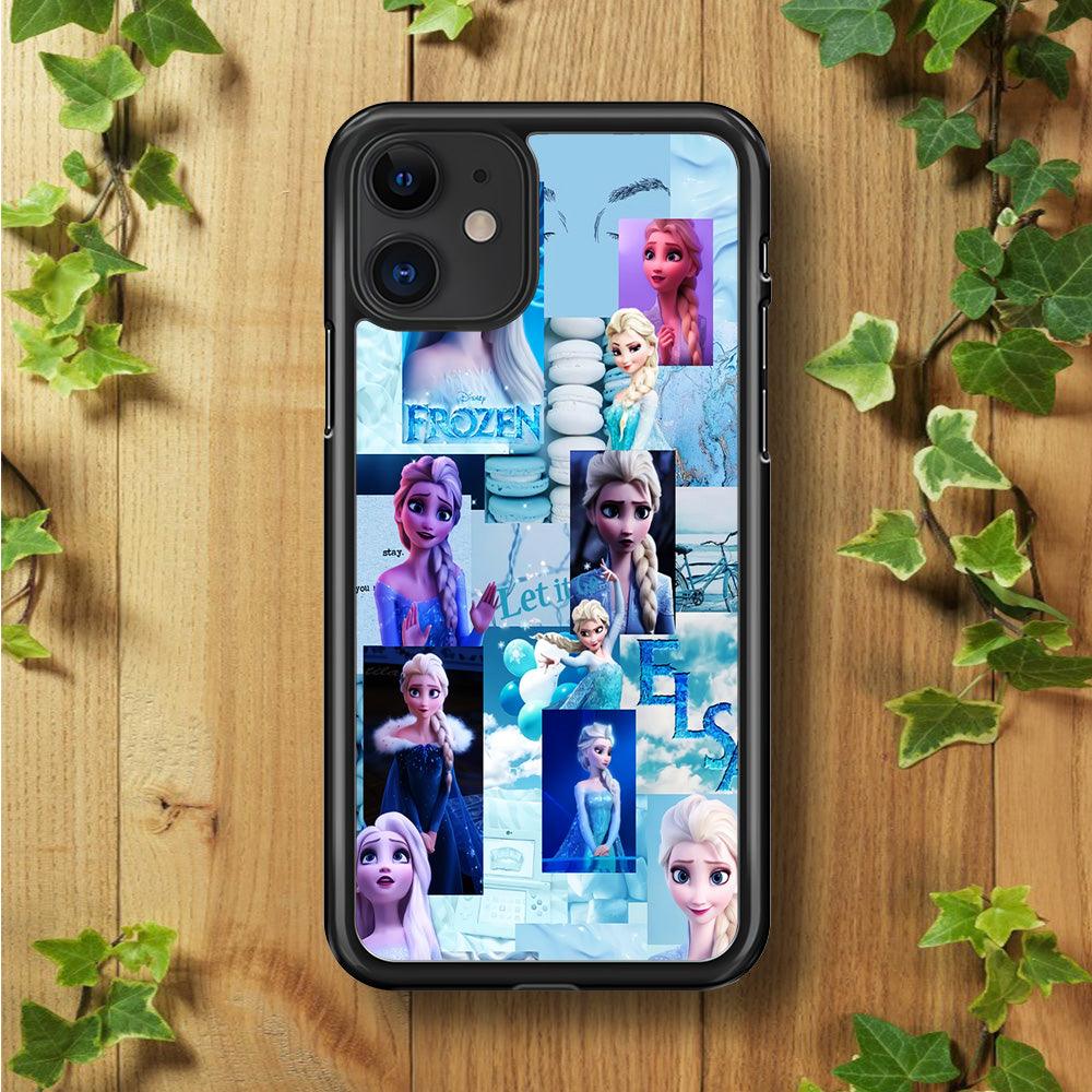 Frozen Elsa Aesthetic iPhone 11 Case-Rubber / Black (2D Case)-Xtracase