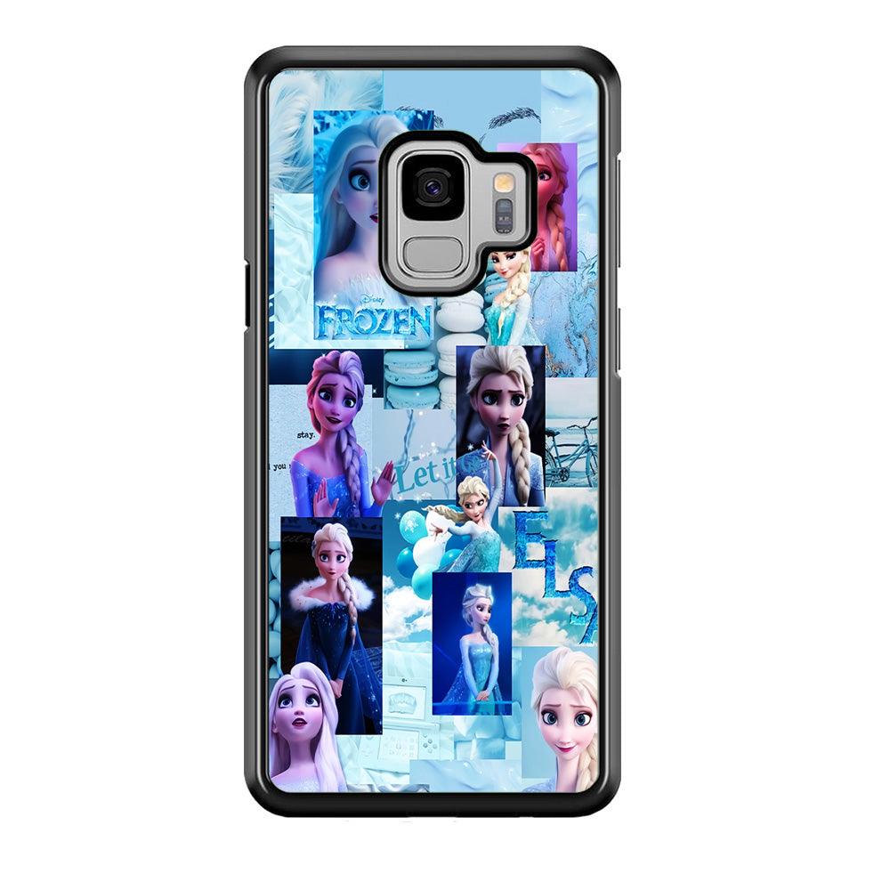 Frozen Elsa Aesthetic Samsung Galaxy S9 Case-Rubber / Black (2D Case)-Xtracase