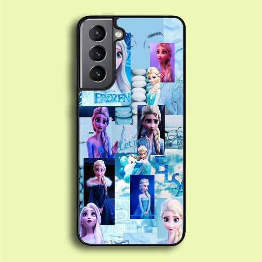 Frozen Elsa Aesthetic Samsung Galaxy A16 Case-Rubber / Black (2D Case)-Xtracase