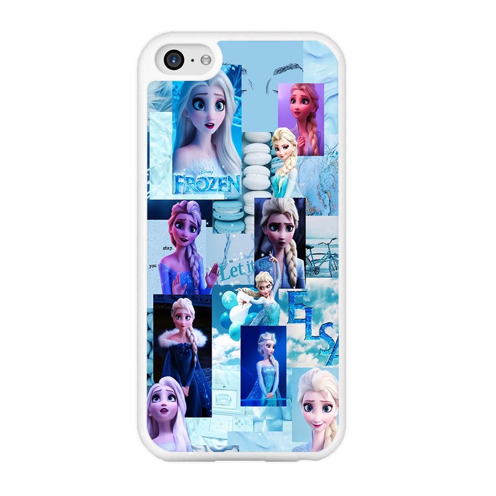 Frozen Elsa Aesthetic iPhone 5 | 5s Case-Rubber / White (2D Case)-Xtracase