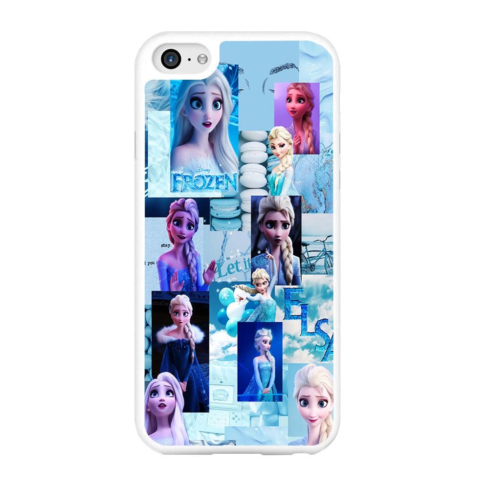 Frozen Elsa Aesthetic iPhone 6 | 6s Case-Rubber / White (2D Case)-Xtracase