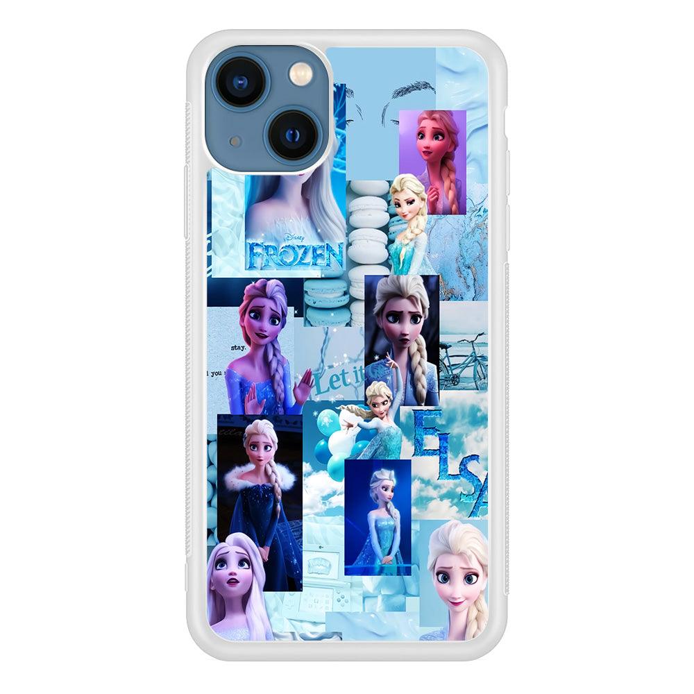 Frozen Elsa Aesthetic iPhone 13 Pro Case-Rubber / White (2D Case)-Xtracase