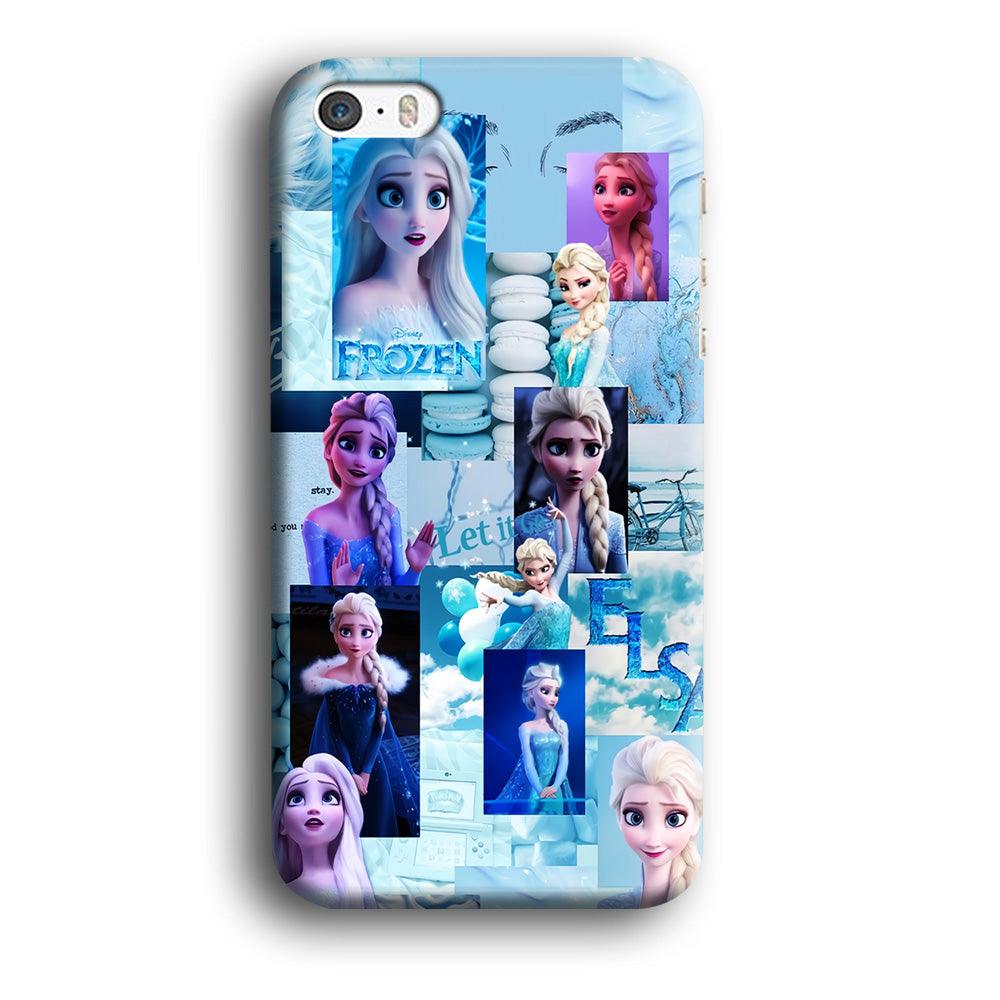 Frozen Elsa Aesthetic iPhone 5 | 5s Case-Plastic / Full Wrap (3D Case)-Xtracase