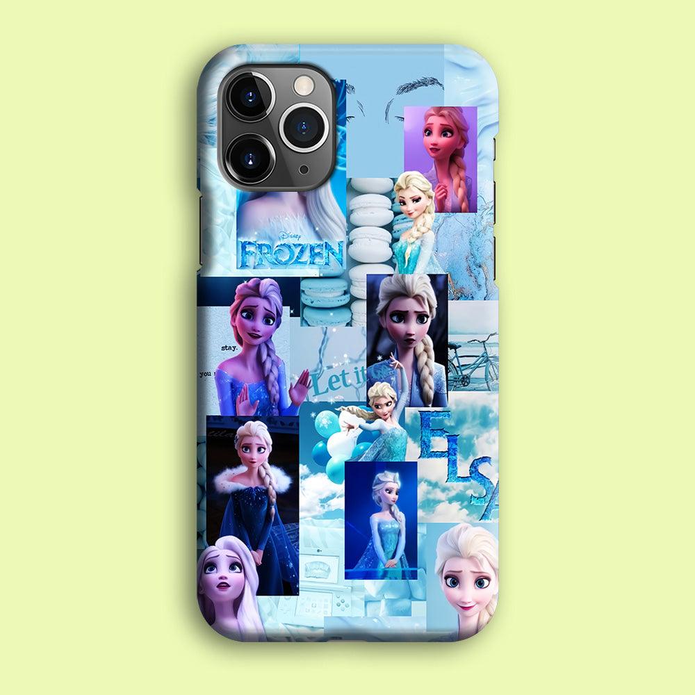 Frozen Elsa Aesthetic iPhone 12 Pro Max Case-Plastic / Full Wrap (3D Case)-Xtracase