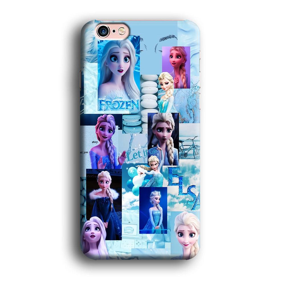 Frozen Elsa Aesthetic iPhone 6 | 6s Case-Plastic / Full Wrap (3D Case)-Xtracase