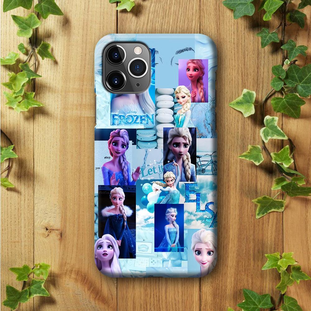 Frozen Elsa Aesthetic iPhone 11 Pro Max Case-Plastic / Full Wrap (3D Case)-Xtracase