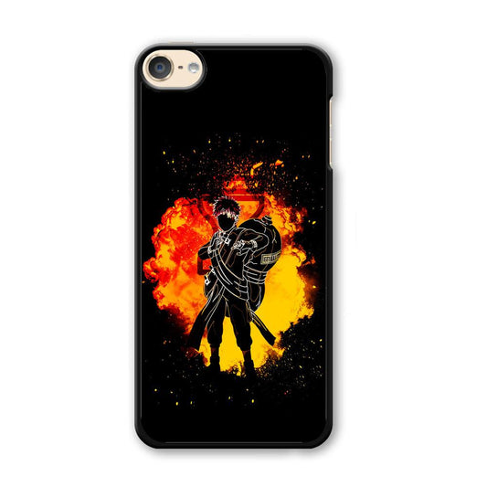 Gaara Silhouette iPod Touch 6 Case-Plastic / White (2D Case)-Xtracase