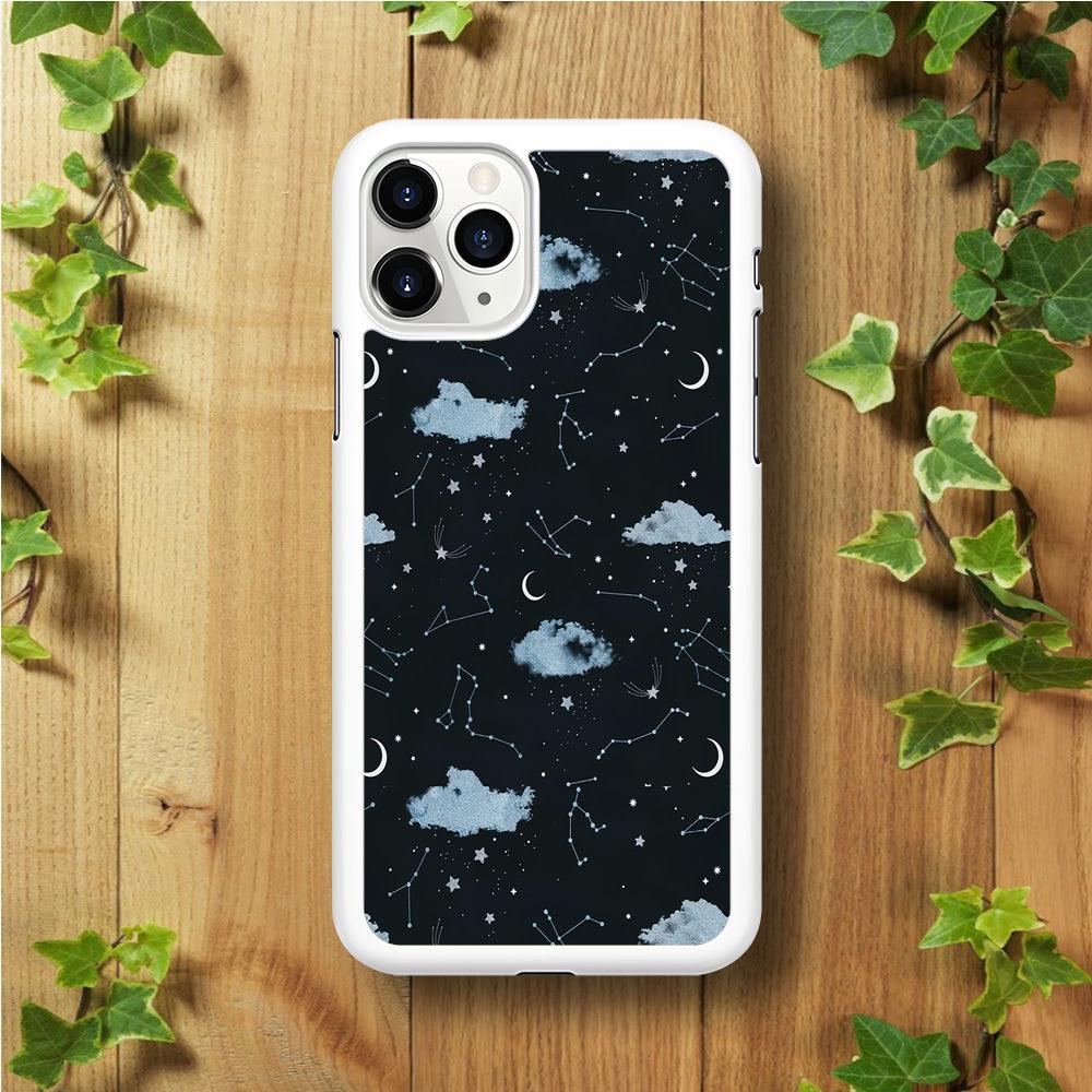 Galaxy Art 001 iPhone 11 Pro Max Case-Rubber / White (2D Case)-Xtracase