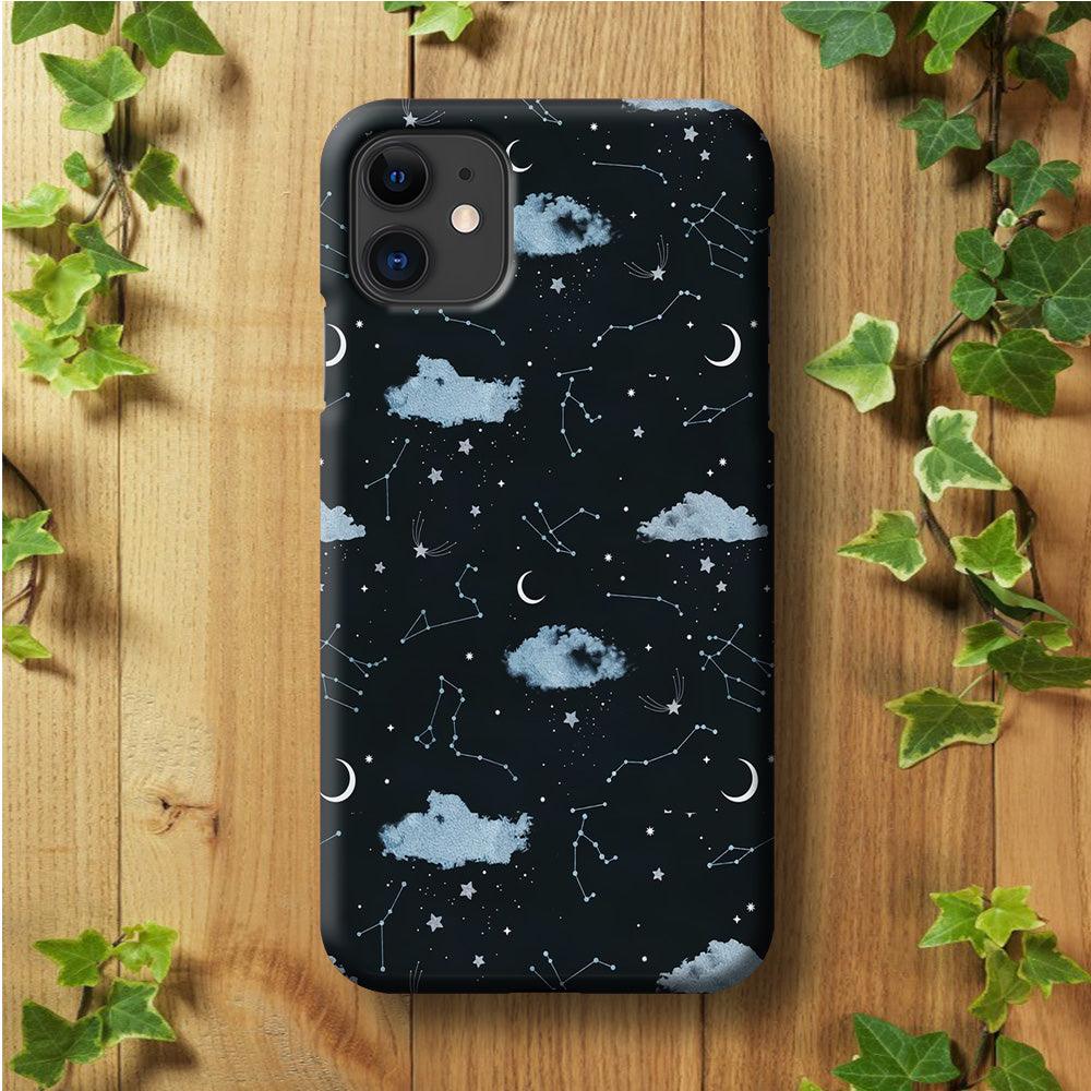 Galaxy Art 001 iPhone 11 Case-Plastic / Full Wrap (3D Case)-Xtracase