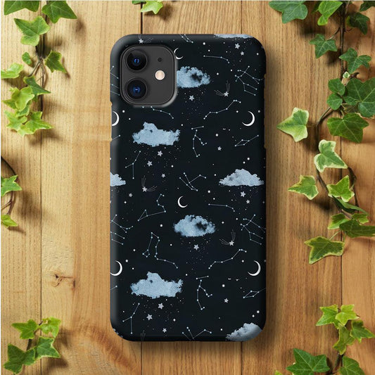 Galaxy Art 001 iPhone 11 Case-Plastic / Full Wrap (3D Case)-Xtracase
