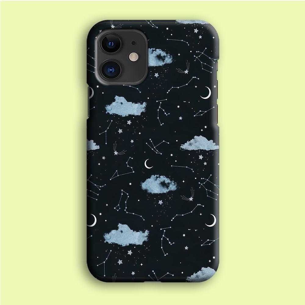 Galaxy Art 001 iPhone 12 Mini Case-Plastic / Full Wrap (3D Case)-Xtracase