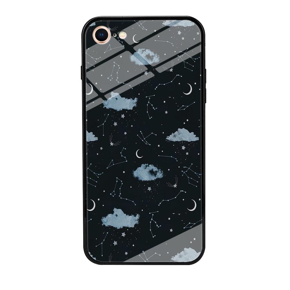 Galaxy Art 001 iPhone 7 Case-Tempered Glass Case-Xtracase