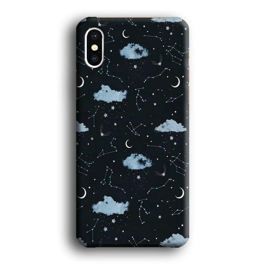 Galaxy Art 001 iPhone X Case-Plastic / Full Wrap (3D Case)-Xtracase