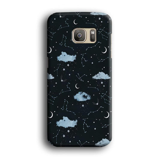 Galaxy Art 001 Samsung Galaxy S7 Edge Case-Plastic / Full Wrap (3D Case)-Xtracase