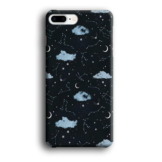 Galaxy Art 001 iPhone 8 Plus Case-Plastic / Full Wrap (3D Case)-Xtracase