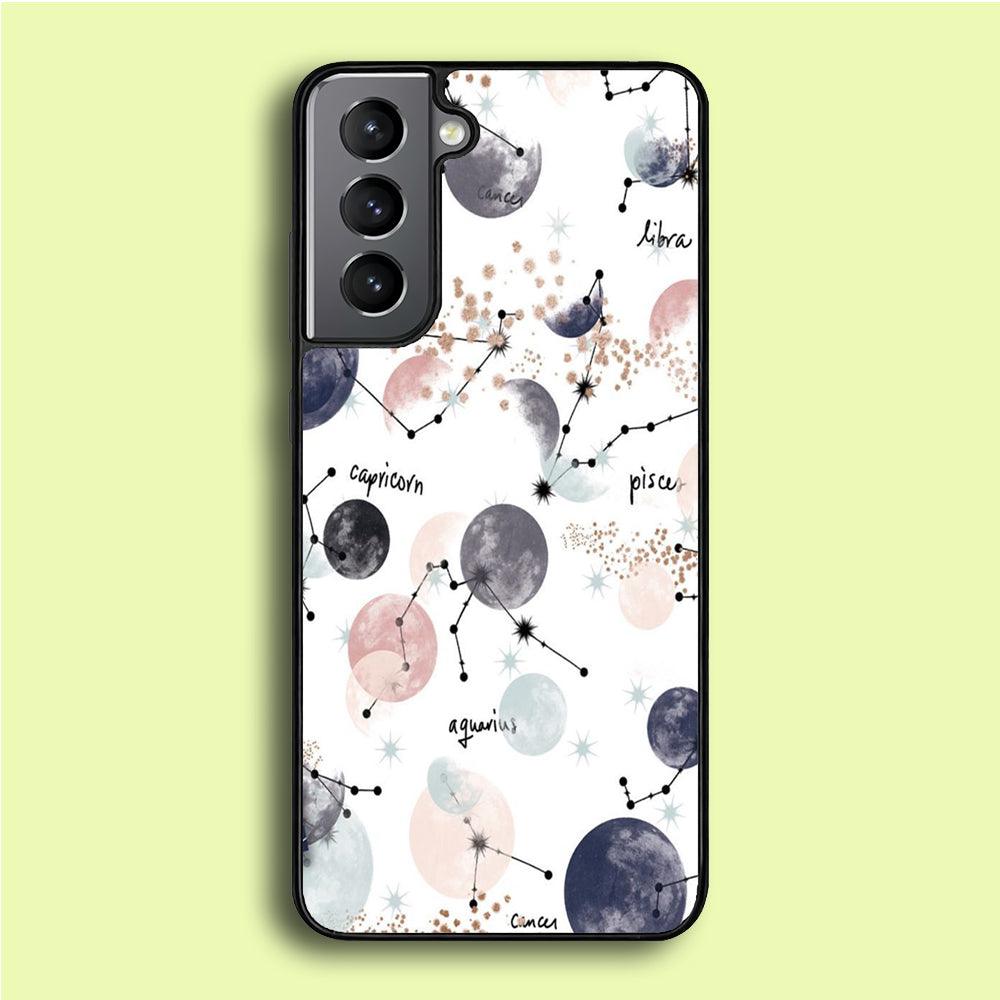 Galaxy Art 002 Samsung Galaxy S21 Plus Case-Rubber / Black (2D Case)-Xtracase
