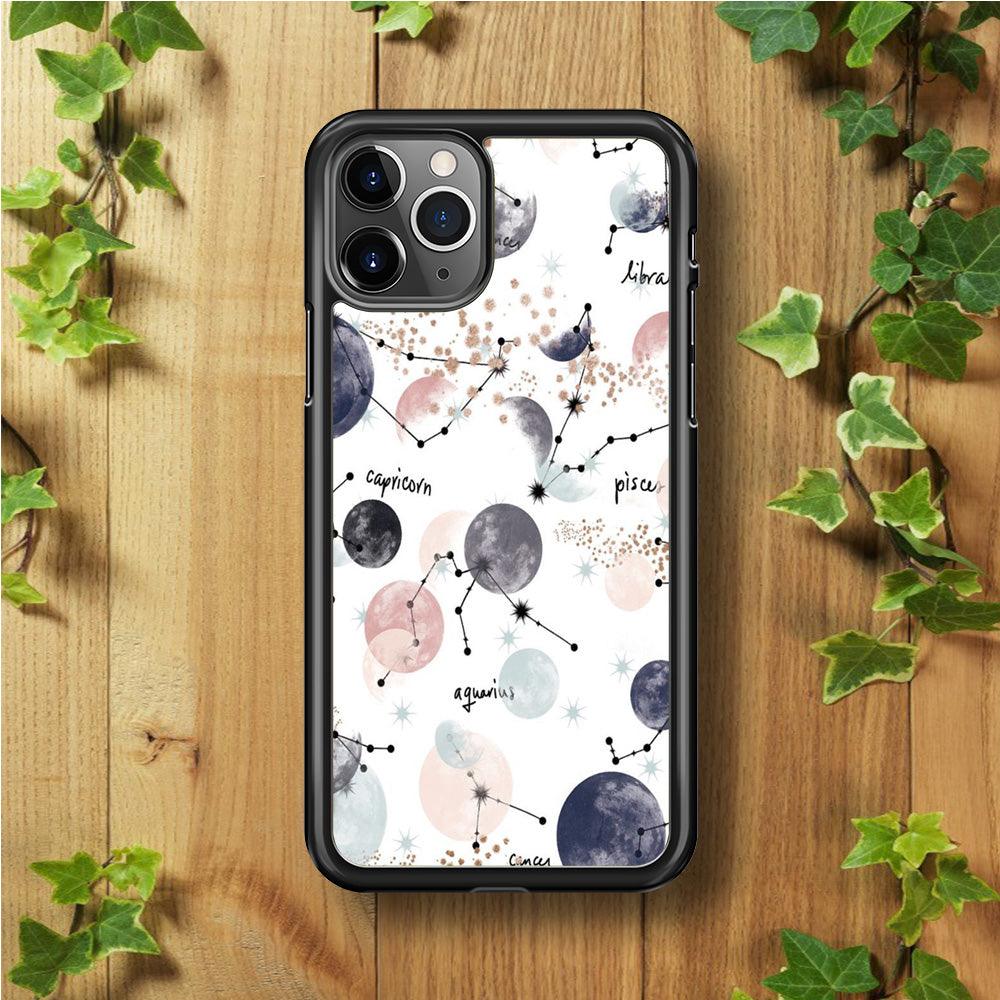 Galaxy Art 002 iPhone 11 Pro Max Case-Rubber / Black (2D Case)-Xtracase