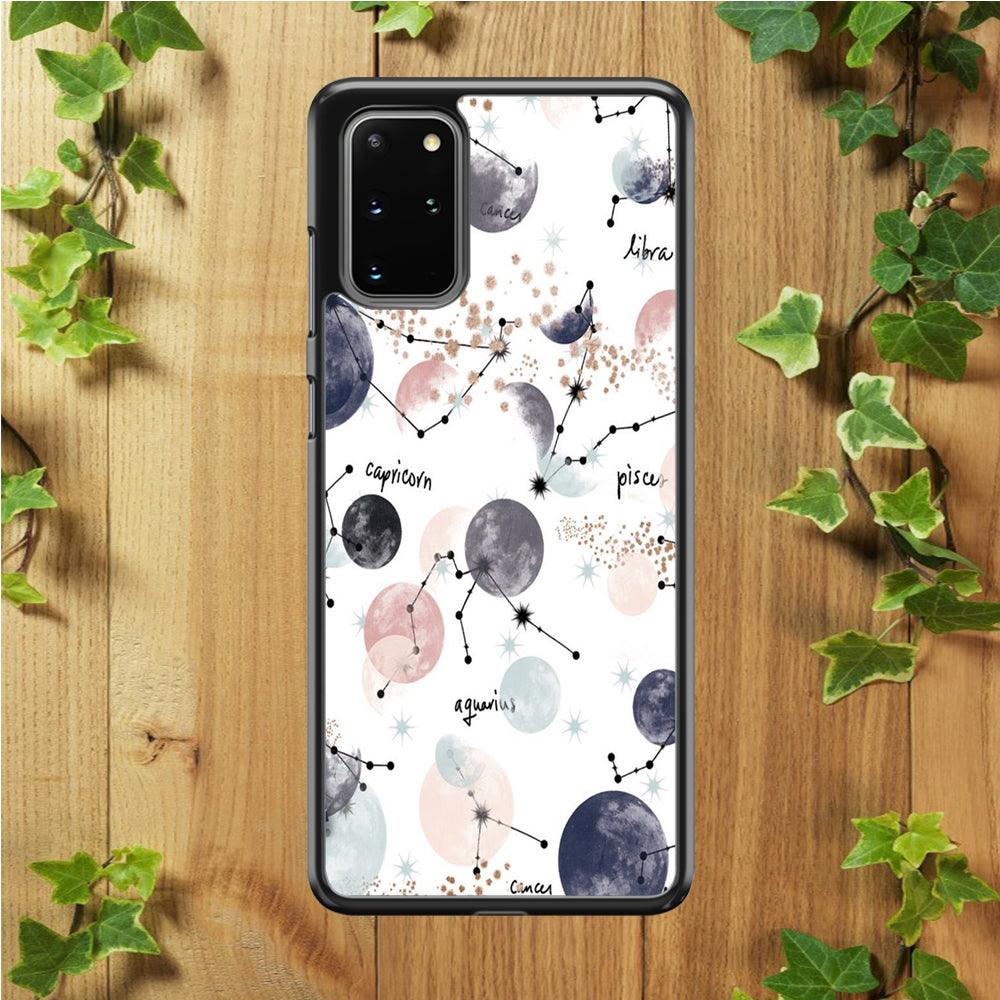 Galaxy Art 002 Samsung Galaxy S20 Plus Case-Rubber / Black (2D Case)-Xtracase