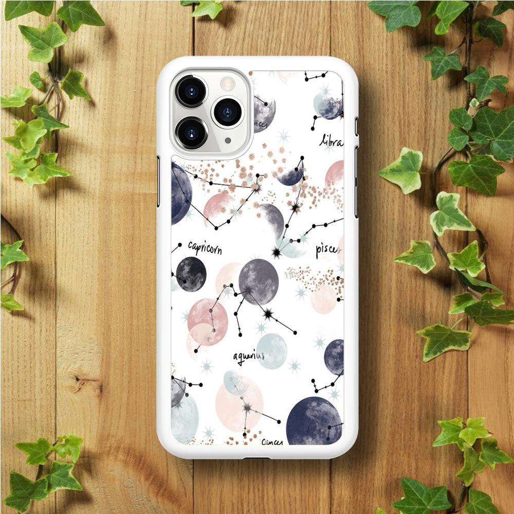 Galaxy Art 002 iPhone 11 Pro Max Case-Rubber / White (2D Case)-Xtracase