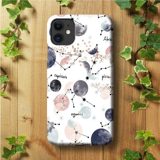 Galaxy Art 002 iPhone 11 Case-Plastic / Full Wrap (3D Case)-Xtracase