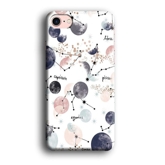 Galaxy Art 002 iPhone 8 Case-Plastic / Full Wrap (3D Case)-Xtracase