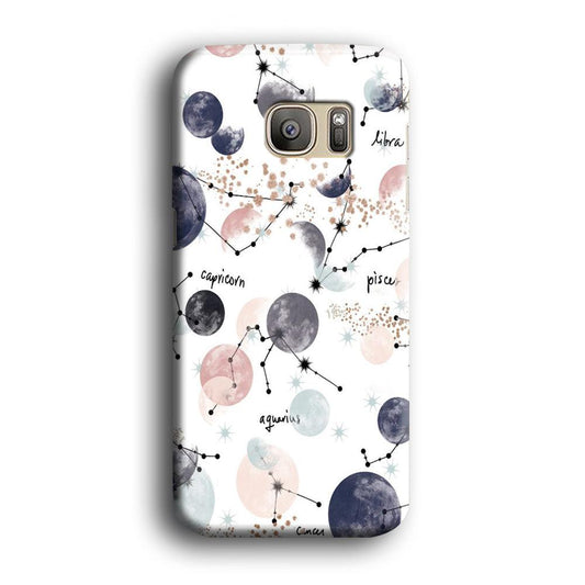 Galaxy Art 002 Samsung Galaxy S7 Case-Plastic / Full Wrap (3D Case)-Xtracase