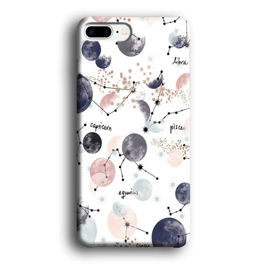 Galaxy Art 002 iPhone 8 Plus Case-Plastic / Full Wrap (3D Case)-Xtracase