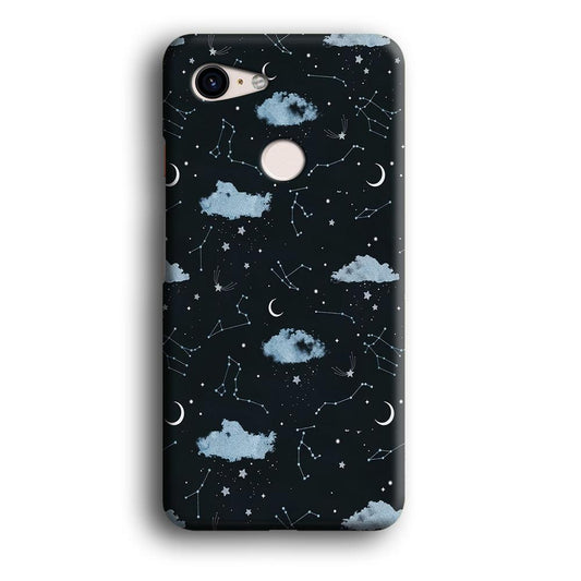 Galaxy Art 001 Google Pixel 3 3D Case-Xtracase